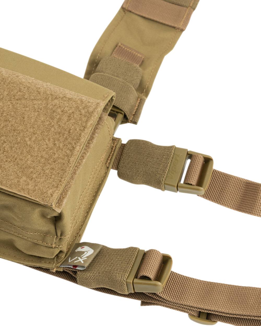 Dark Coyote Coloured Viper VX Buckle Up Utility Rig on white background #colour_dark-coyote