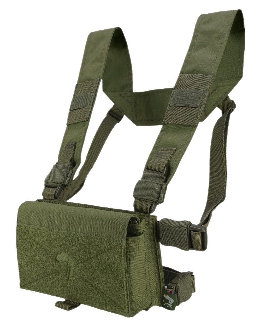 Green Coloured Viper VX Buckle Up Utility Rig on white background #colour_green