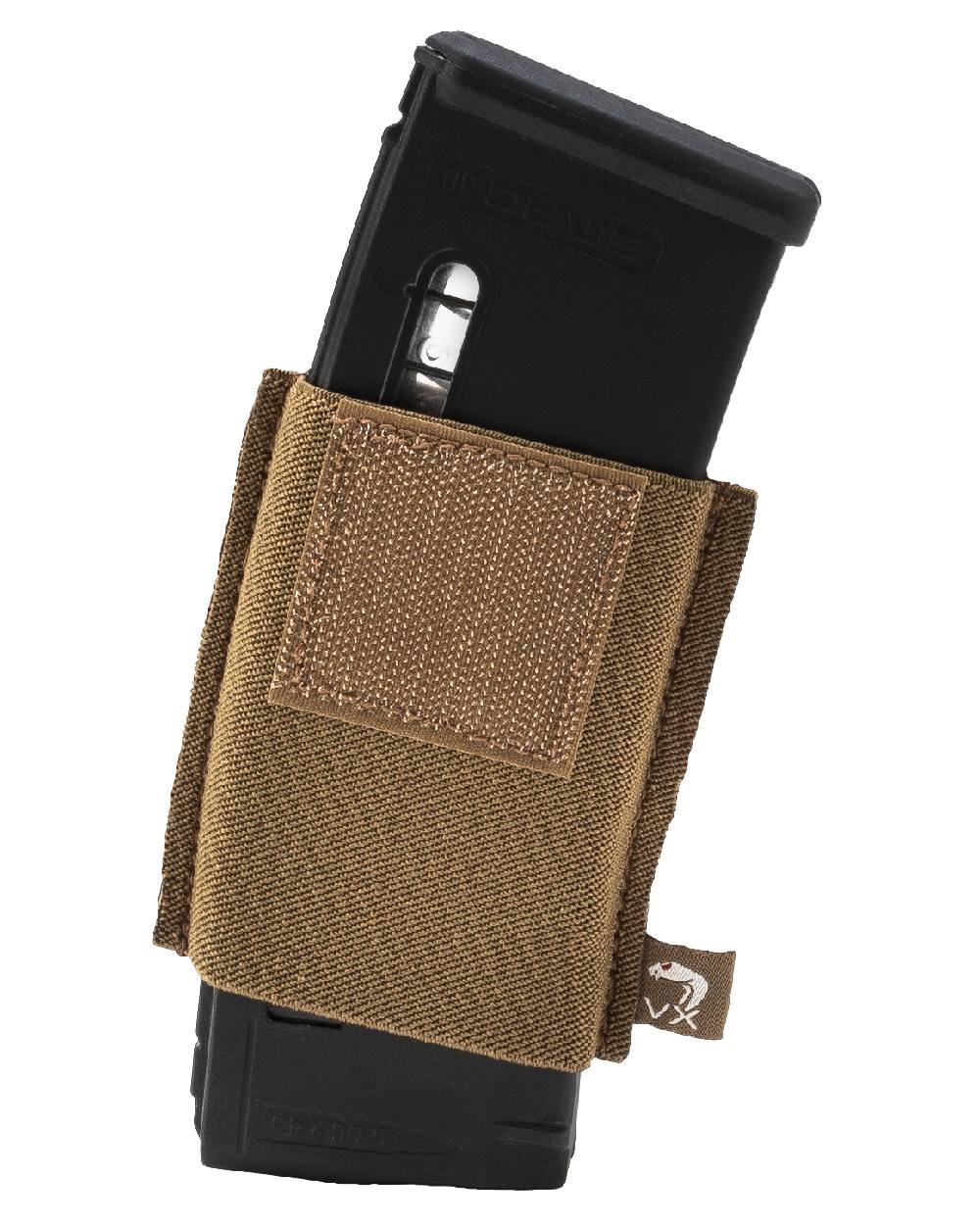 Dark Coyote Coloured Viper VX Single Rifle Mag Sleeve on white background #colour_dark-coyote