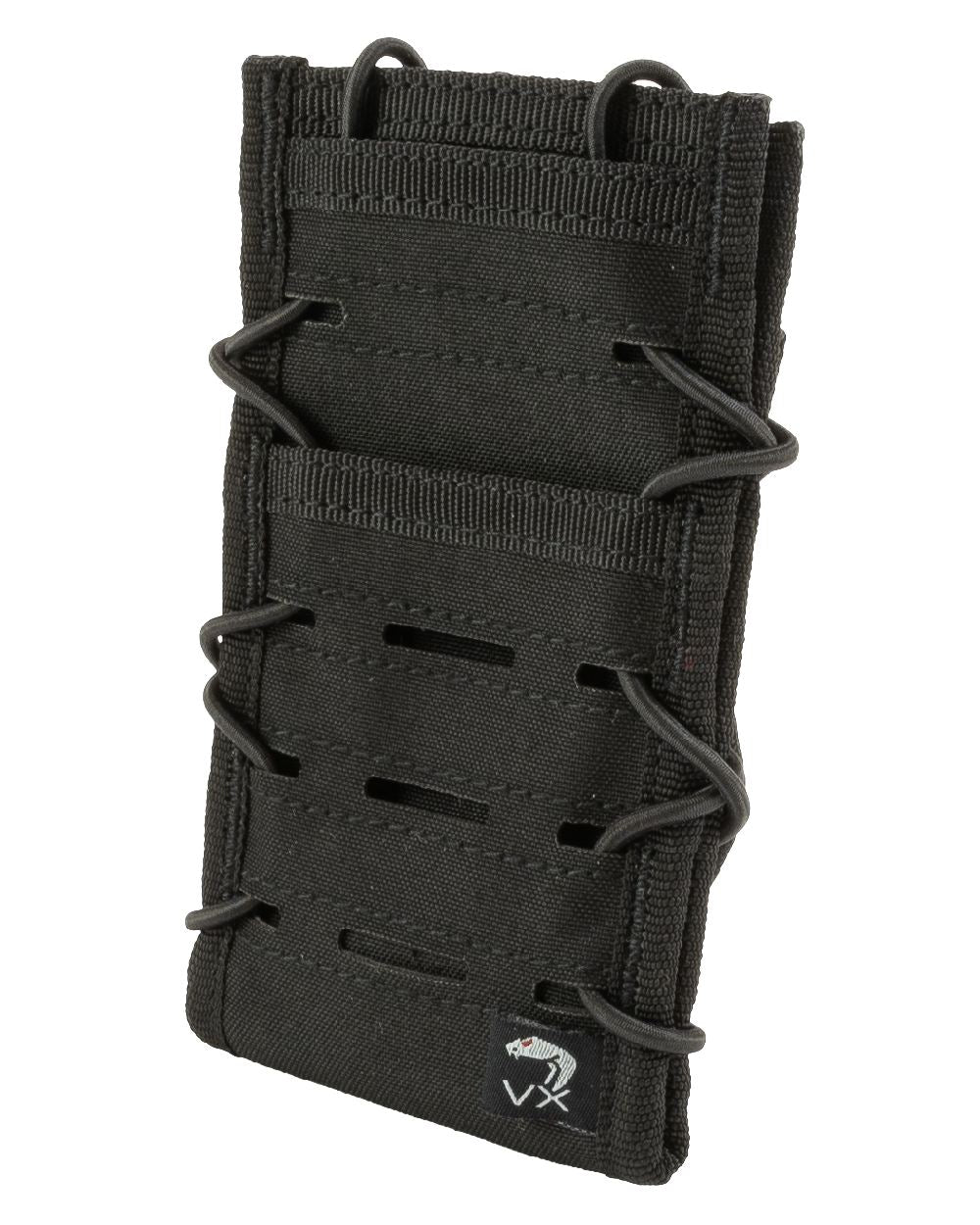 Black Coloured Viper VX Smart Phone Pouch on white background #colour_black