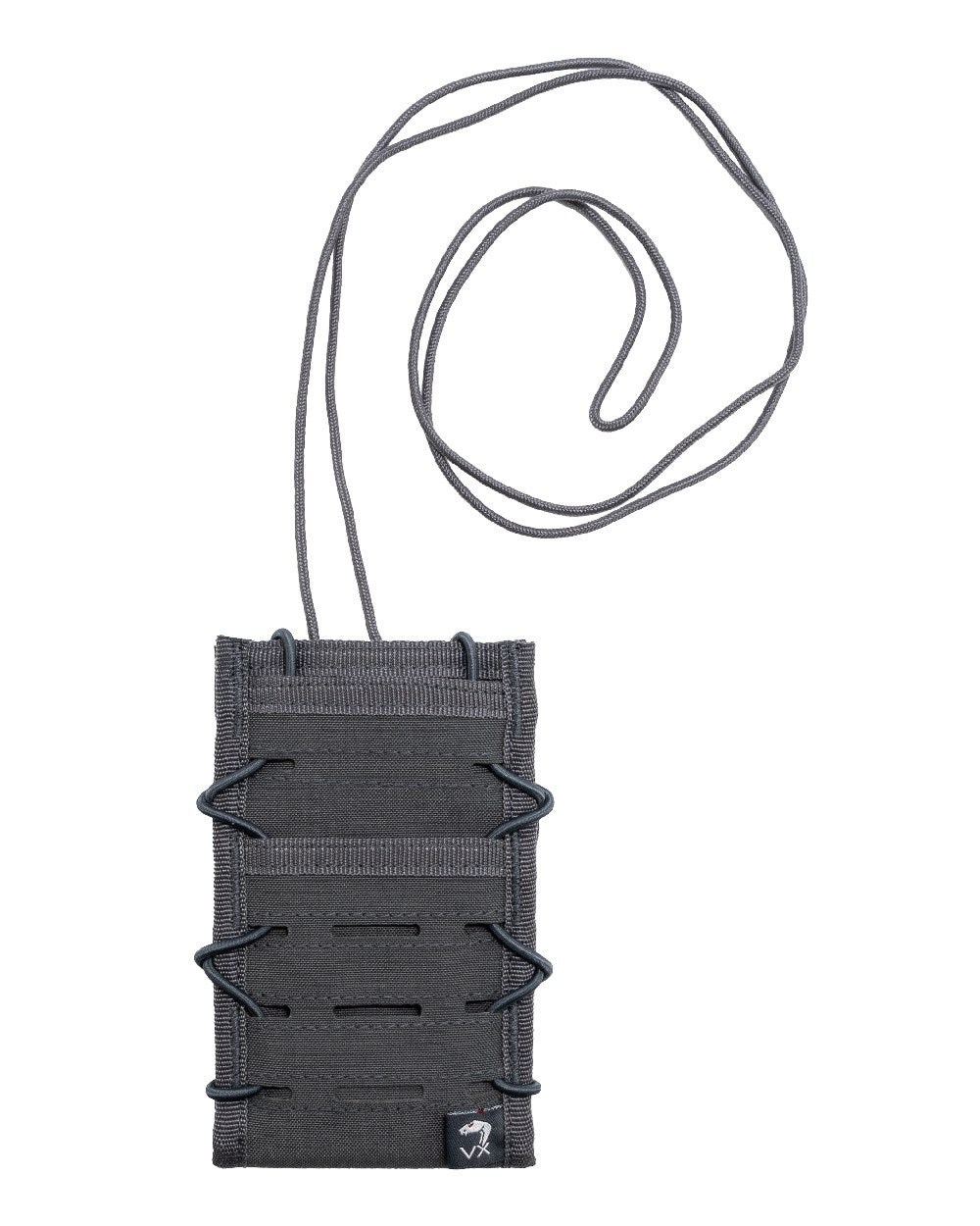 Titanium Coloured Viper VX Smart Phone Pouch on white background #colour_titanium