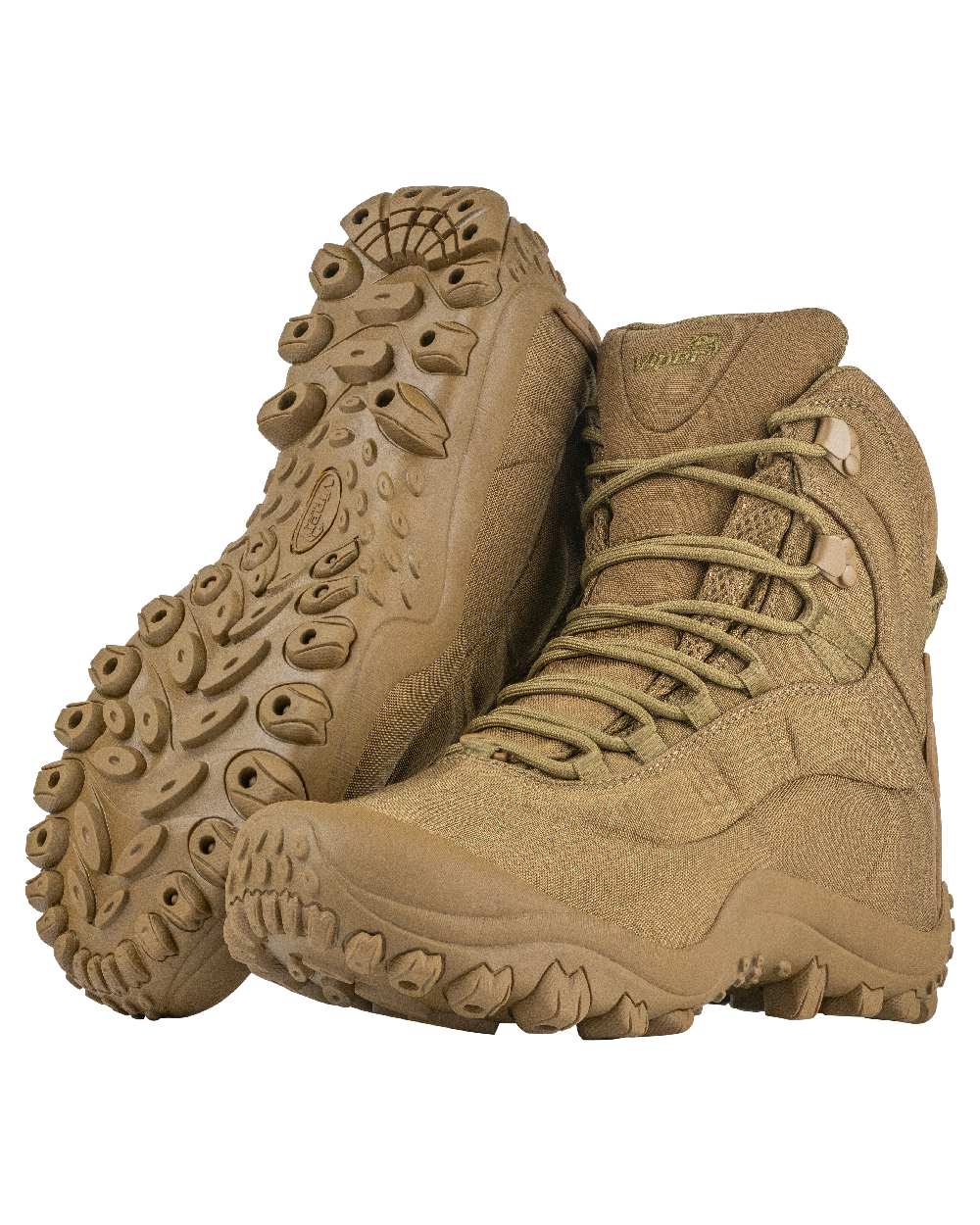 Coyote Coloured Viper Venom Boots on white background #colour_coyote