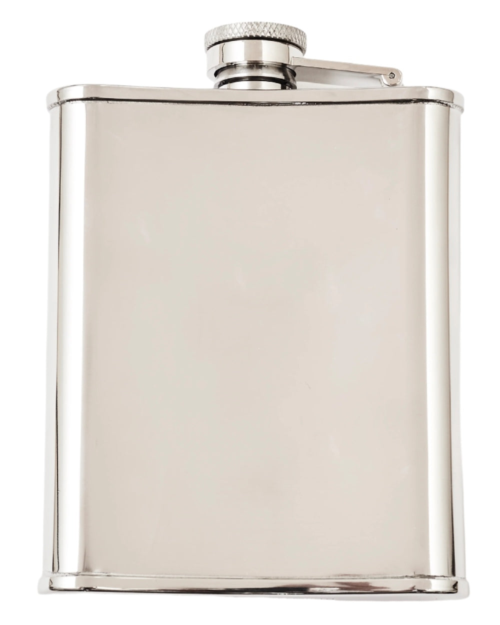 Zippo Polished Hip Flask on white background