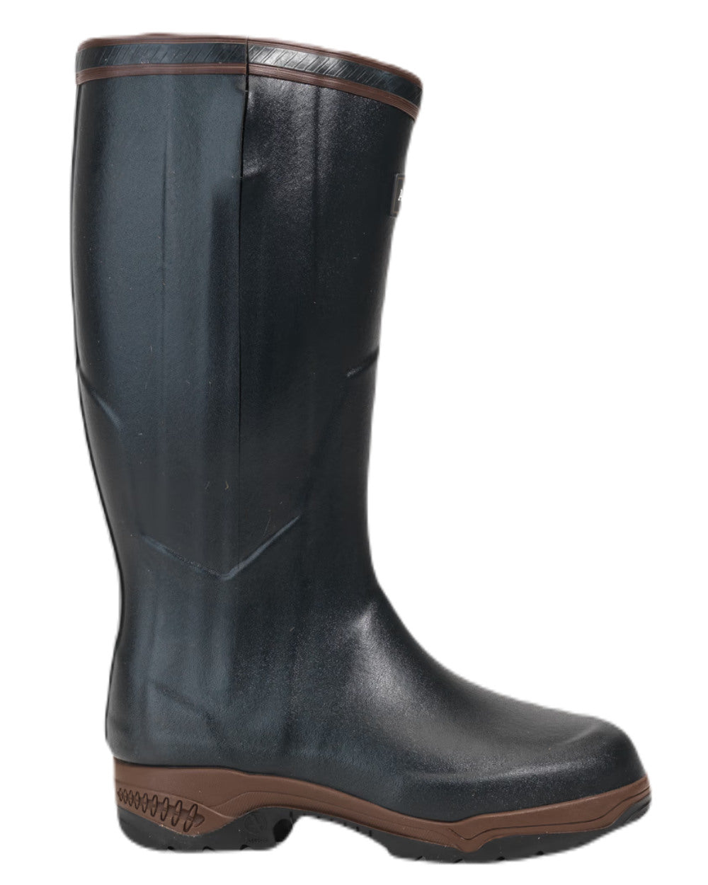Bronze Coloured Aigle Parcours 2 ISO Open Wellingtons On A White Background #colour_bronze