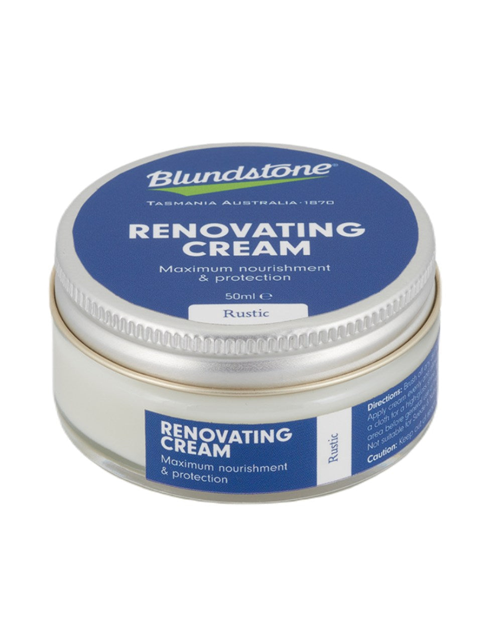 Rustic Coloured Blundstone Renovating Cream On A White Background #colour_rustic