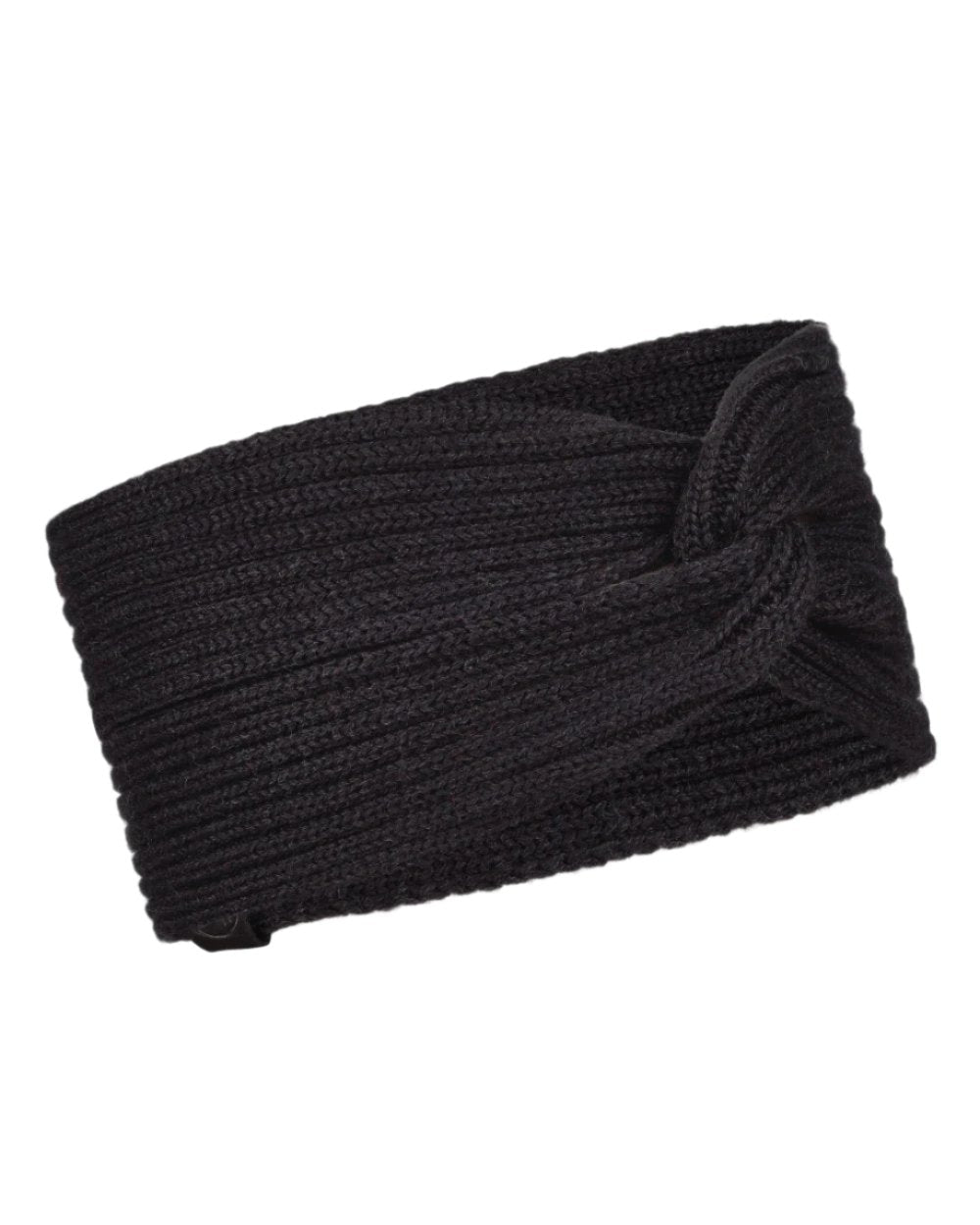 Graphite Coloured Buff Norval Merino Wool Headband On A White Background #colour_graphite