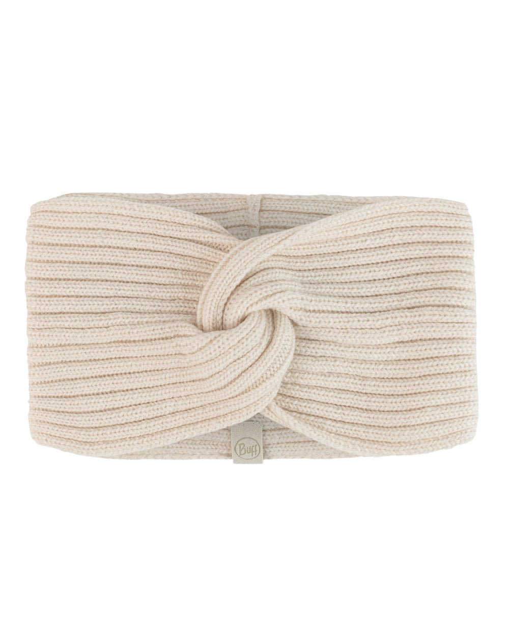 Ice Coloured Buff Norval Merino Wool Headband On A White Background #colour_ice