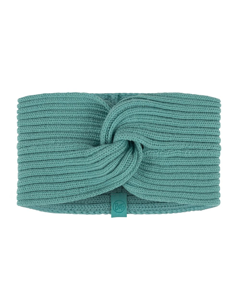 Pool Coloured Buff Norval Merino Wool Headband On A White Background #colour_pool