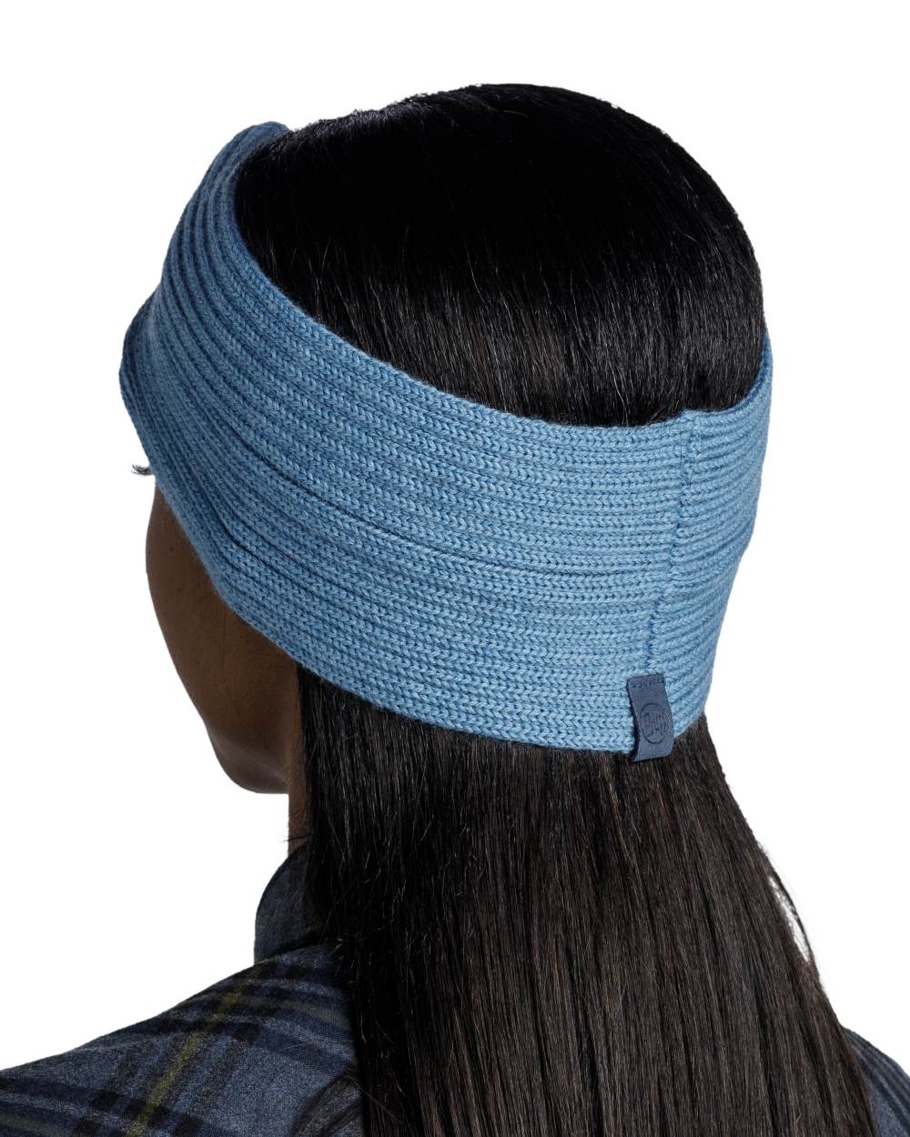 Water Coloured Buff Norval Merino Wool Headband On A White Background #colour_water