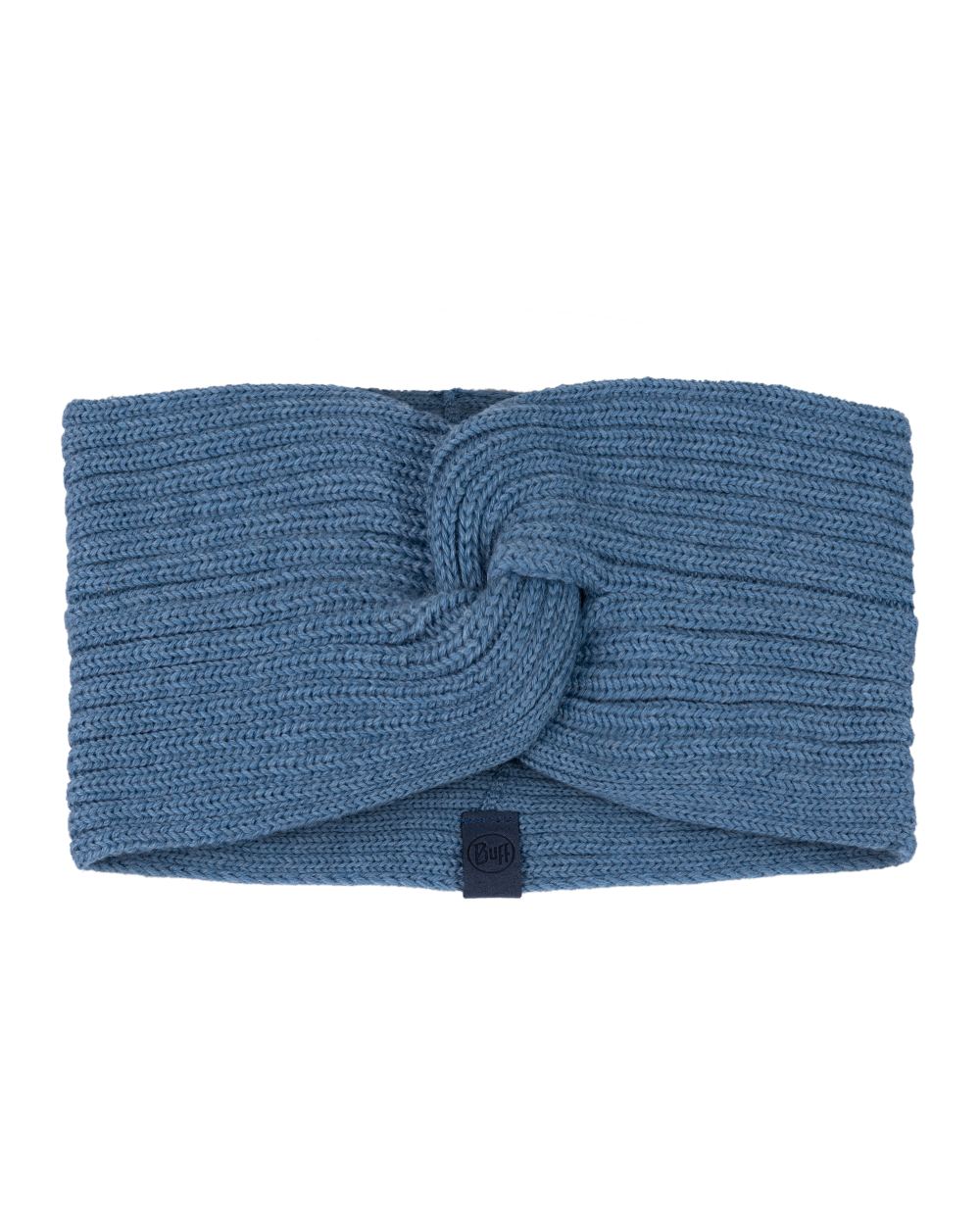 Water Coloured Buff Norval Merino Wool Headband On A White Background #colour_water