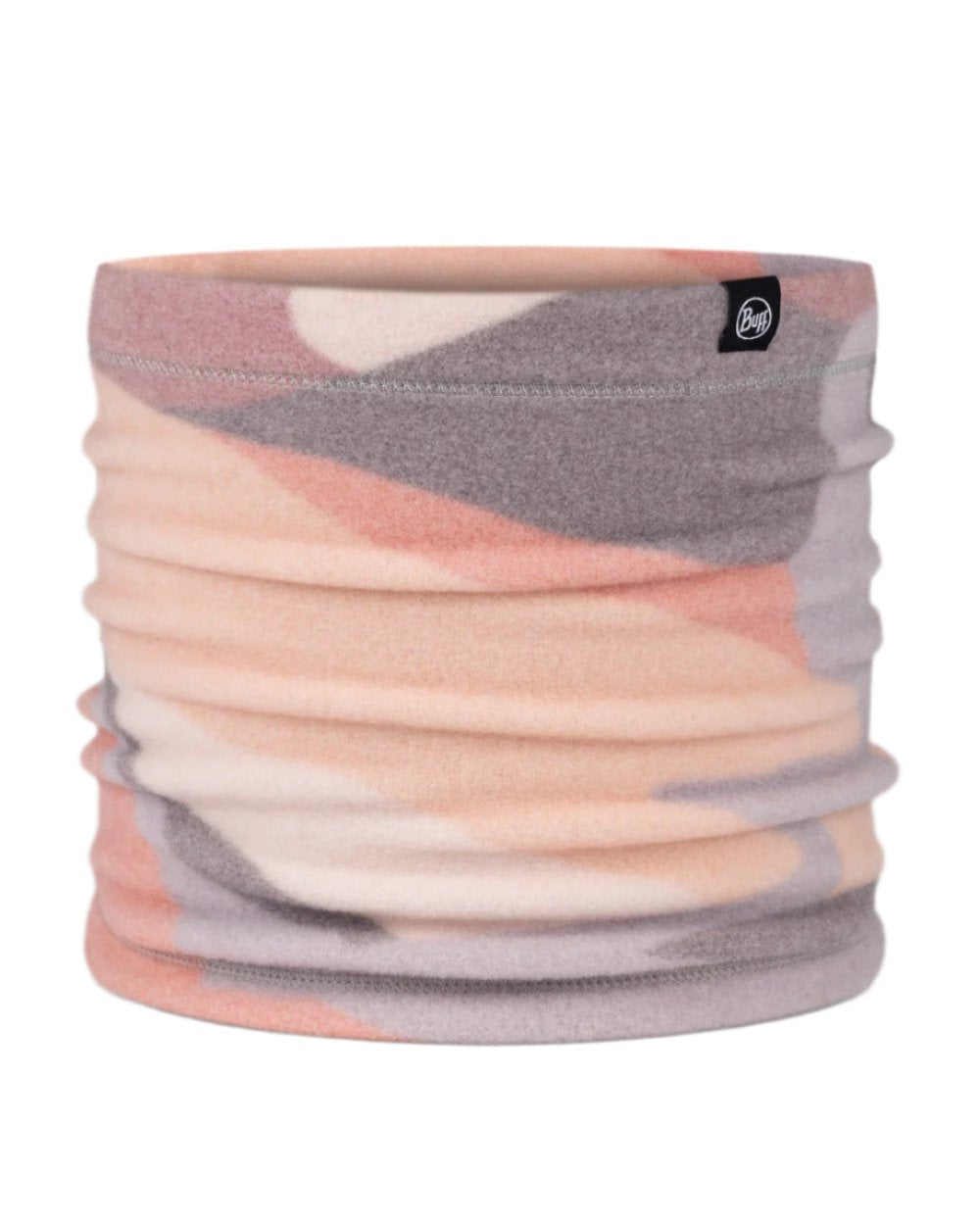 Sunif Multi Coloured Buff Polar Prints Neck Warmer On A White Background #colour_sunif-multi