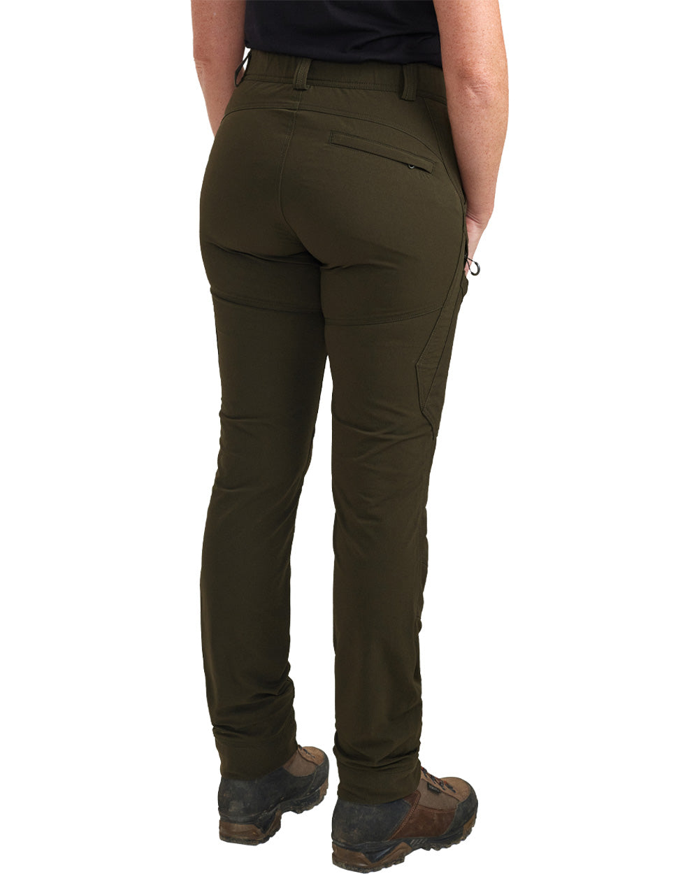 Bark Green coloured Northward Trousers on White background #colour_bark-green