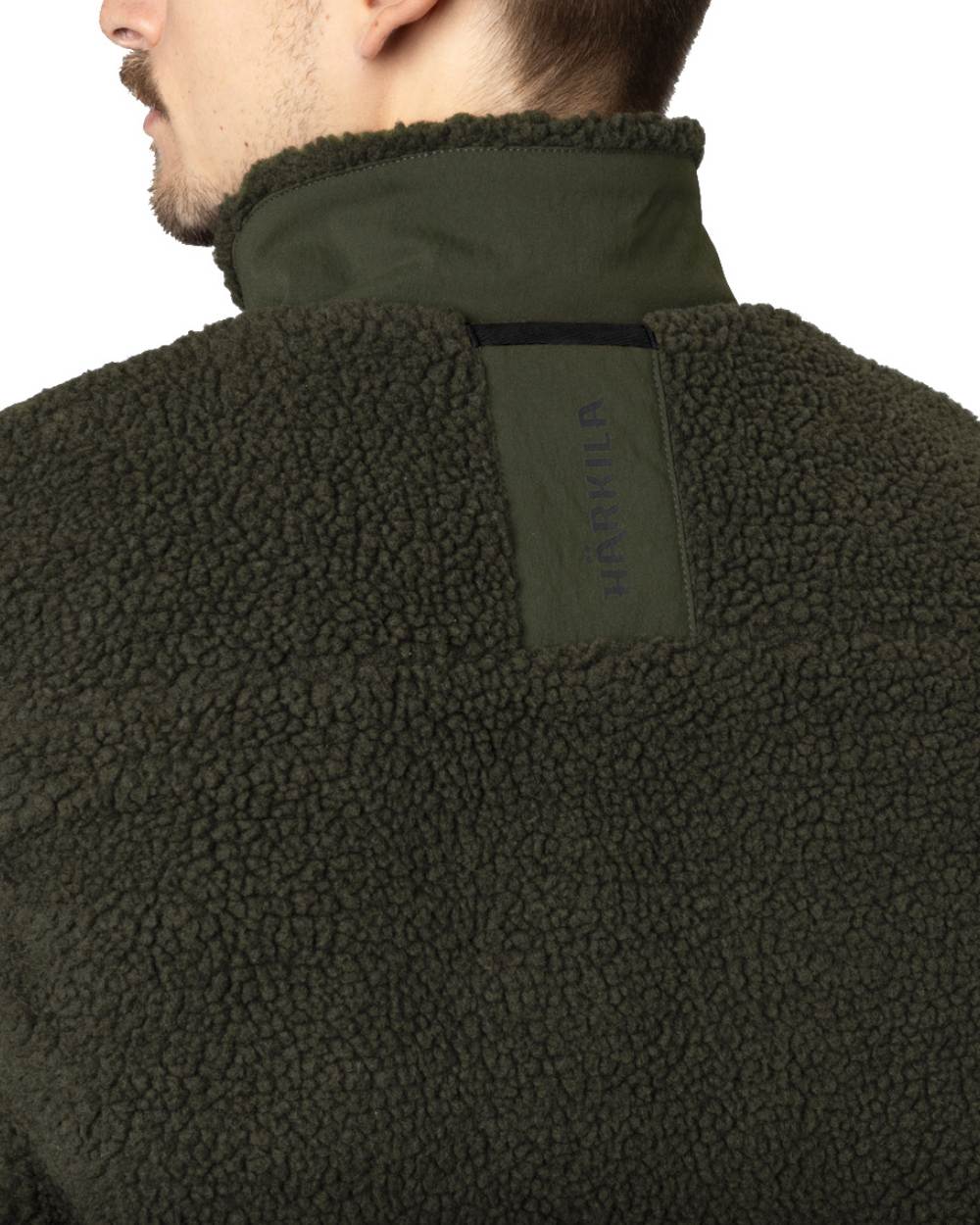 Rosin Coloured Harkila Fjell Polar Waistcoat on white background #colour_rosin