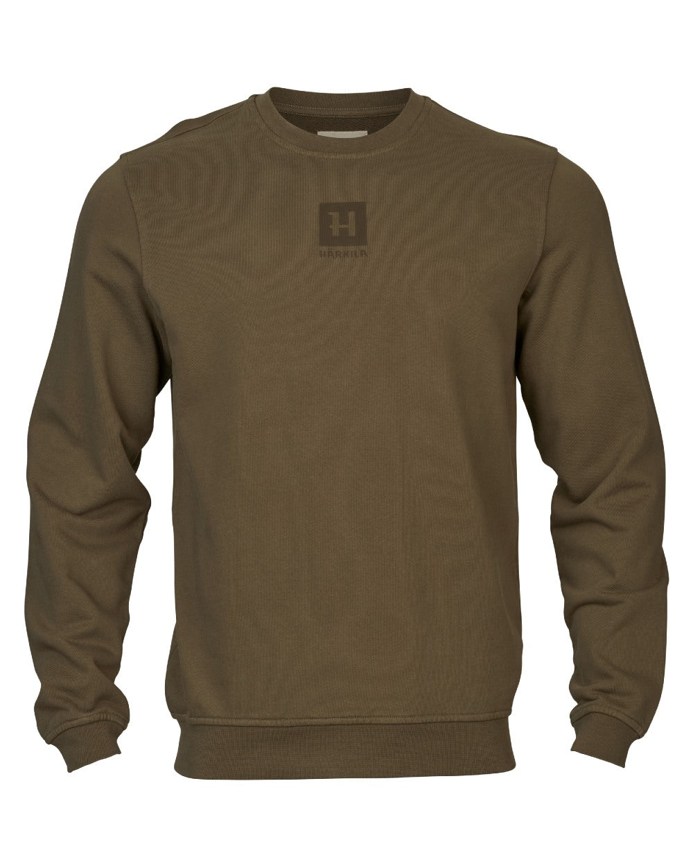 Light Willow Green Coloured Harkila Instinct Sweatshirt on white background #colour_light-willow-green