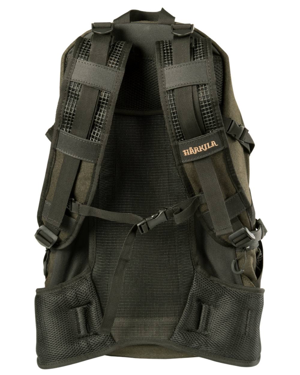 Hunting Green Coloured Harkila Reisa Rucksack Backpack on white background #colour_hunting-green