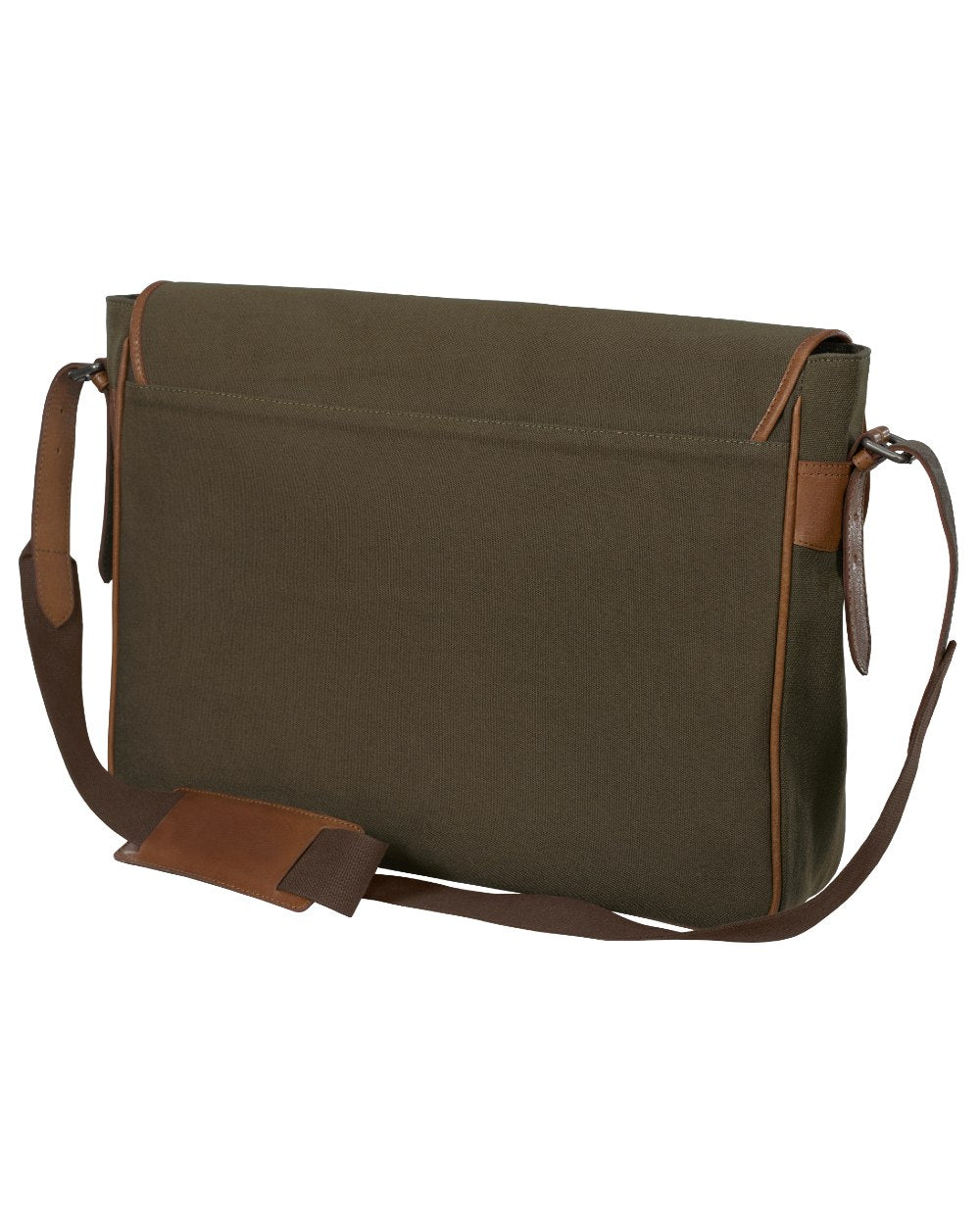 Warm Olive Coloured Harkila Retrieve Game Bag on white background #colour_warm-olive