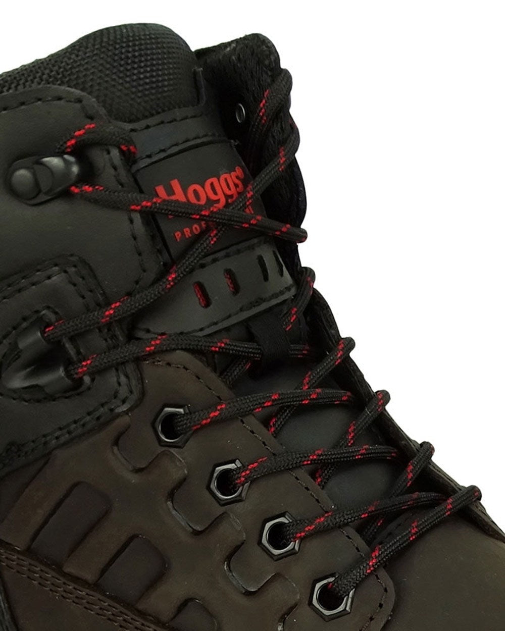 Hoggs of Fife Work Boot Laces on white background #colour_black