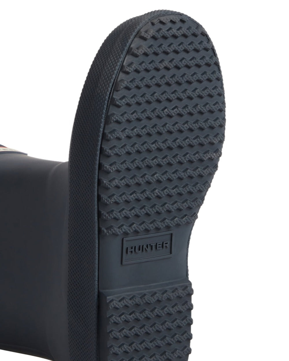 Hunter Navy Coloured Hunter Kids First Classic Wellington Boots on White Background
#colour_hunter-navy