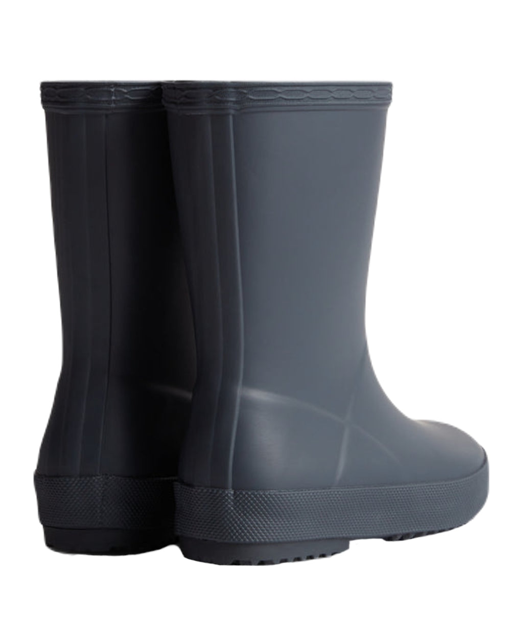 Hunter Navy Coloured Hunter Kids First Classic Wellington Boots on White Background
#colour_hunter-navy