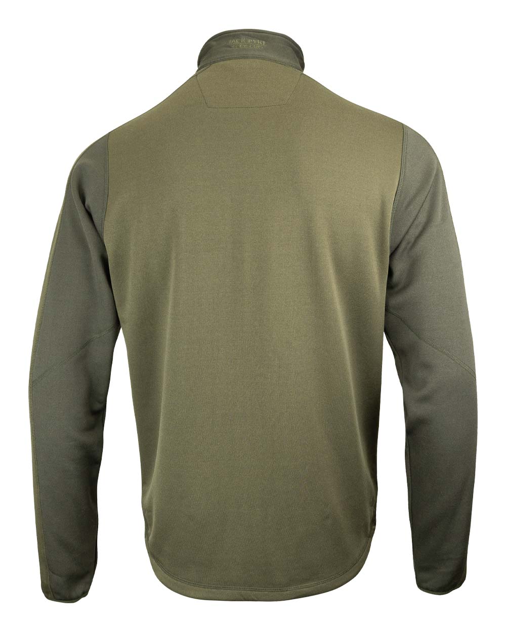 Green coloured Jack Pyke Ashcombe Technical Fleece on White background #colour_green
