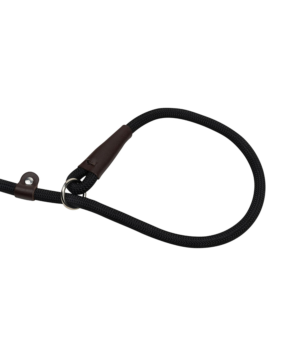Black coloured Jack Pyke Dog Slip Lead on white background #colour_black
