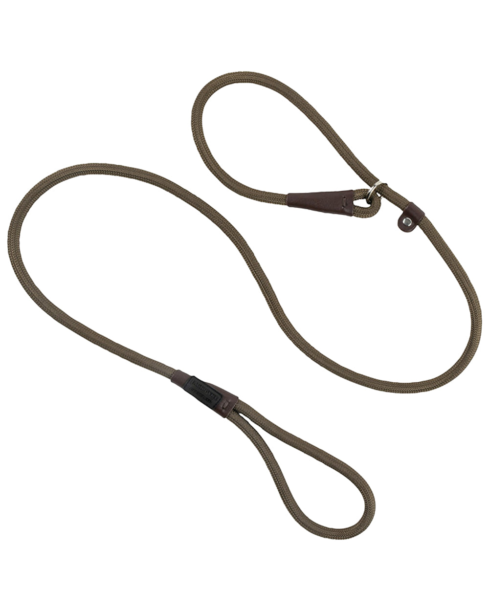 Olive coloured Jack Pyke Dog Slip Lead on white background #colour_olive