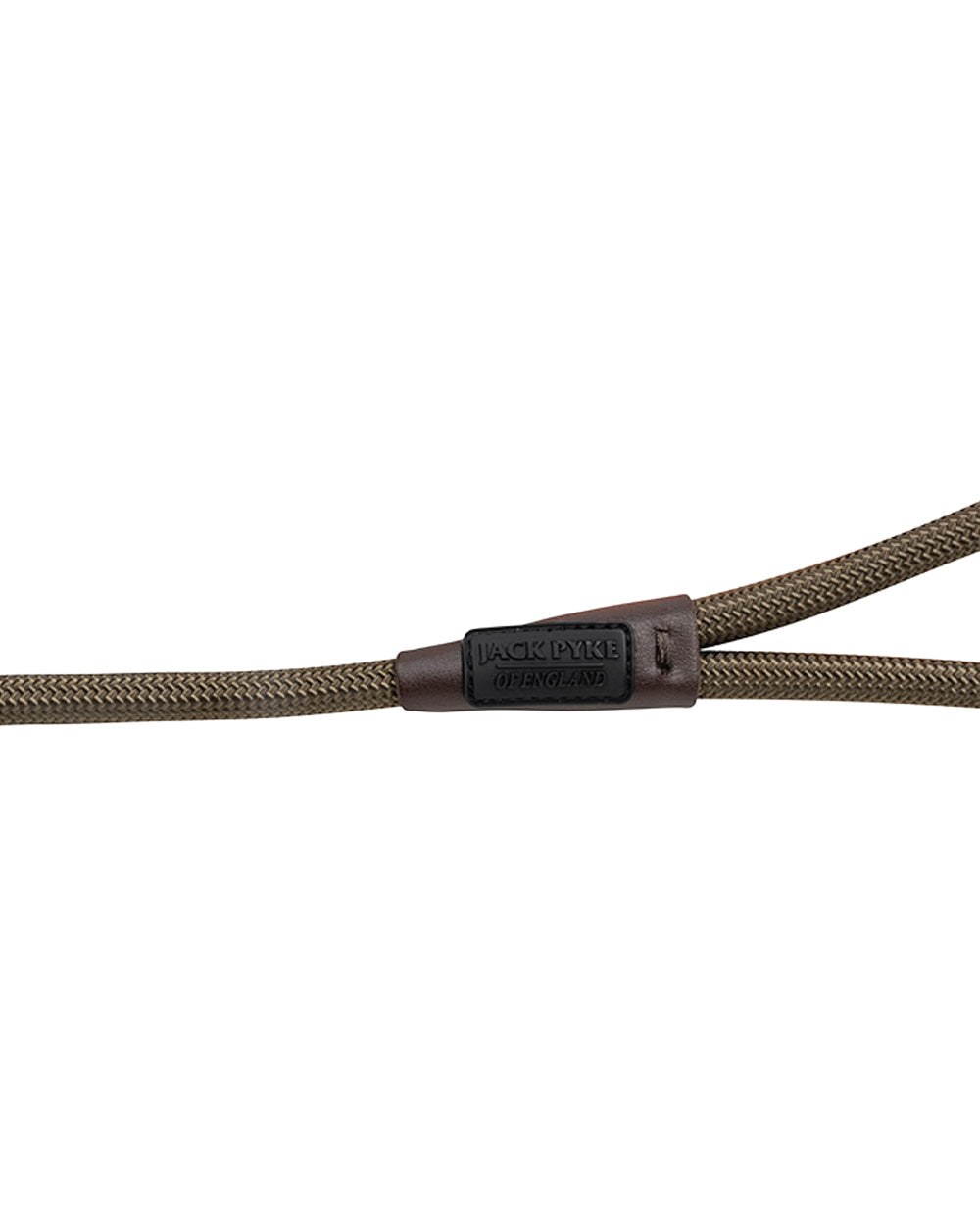 Olive coloured Jack Pyke Dog Slip Lead on white background #colour_olive