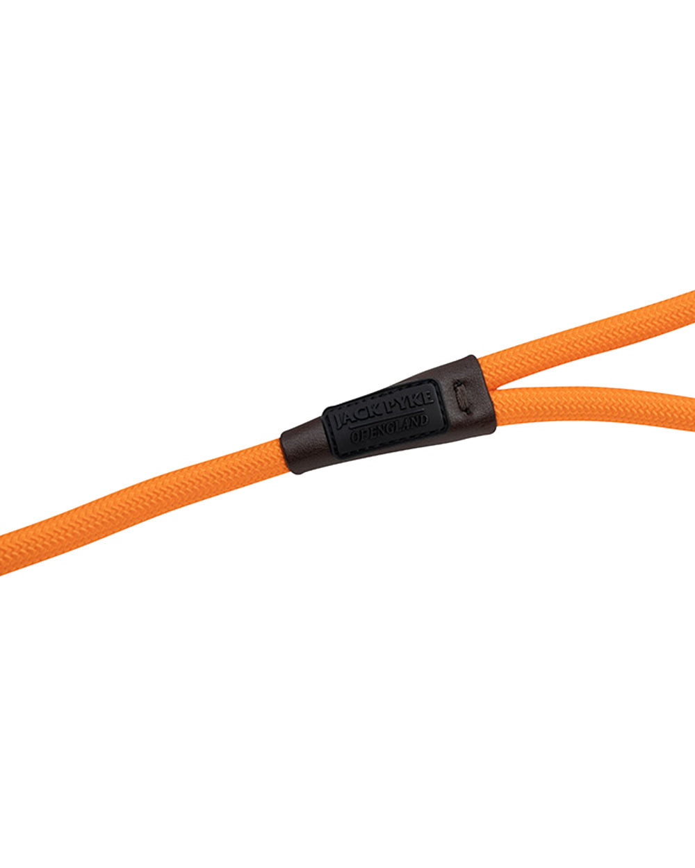 Orange coloured Jack Pyke Dog Slip Lead on white background #colour_orange