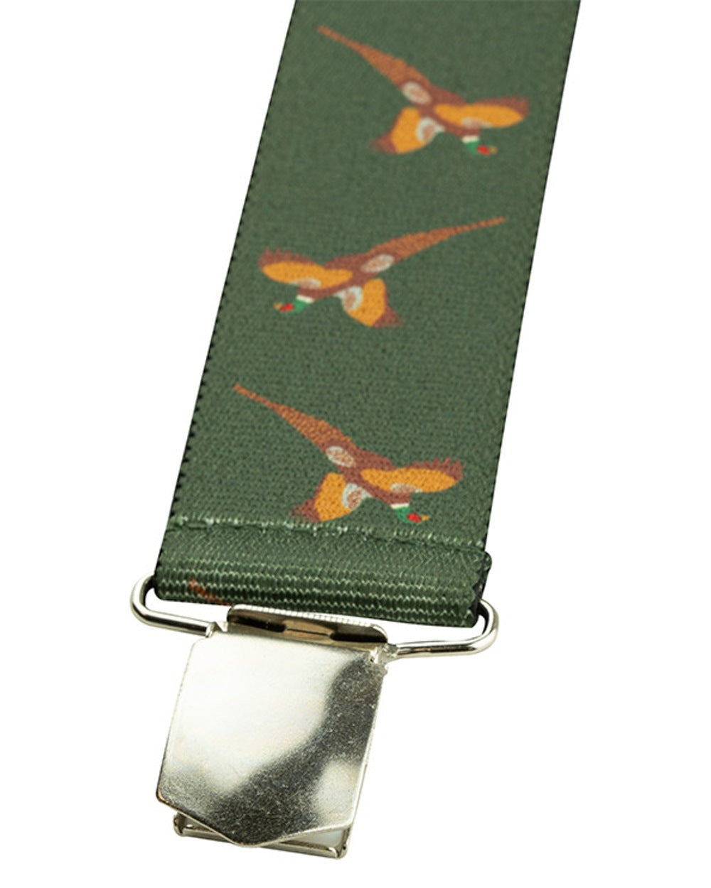 Pheasant coloured Jack Pyke Elasticated Braces on white background #colour_pheasant