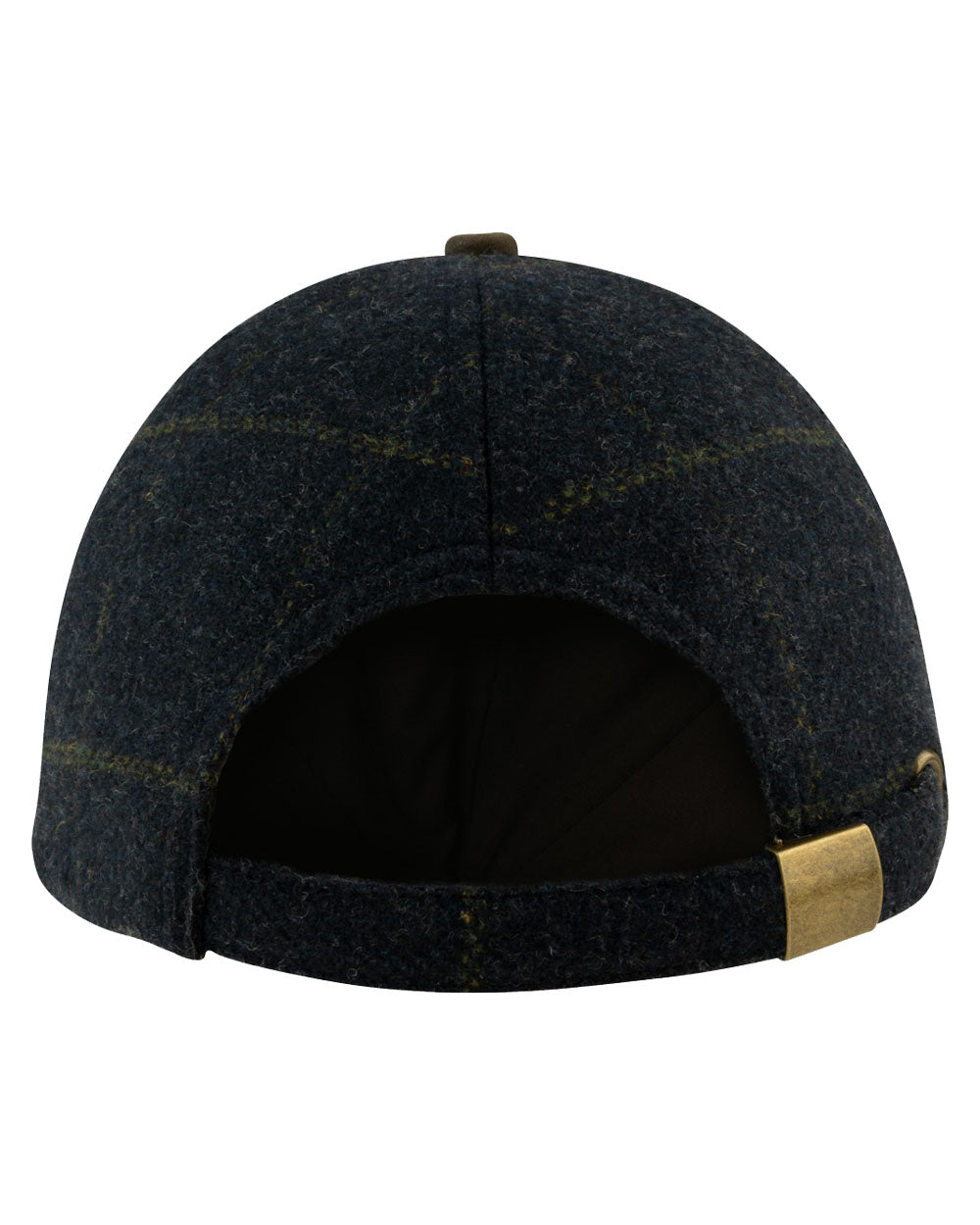 Navy coloured Jack Pyke Lowland Tweed Baseball Hat on White Background #colour_navy
