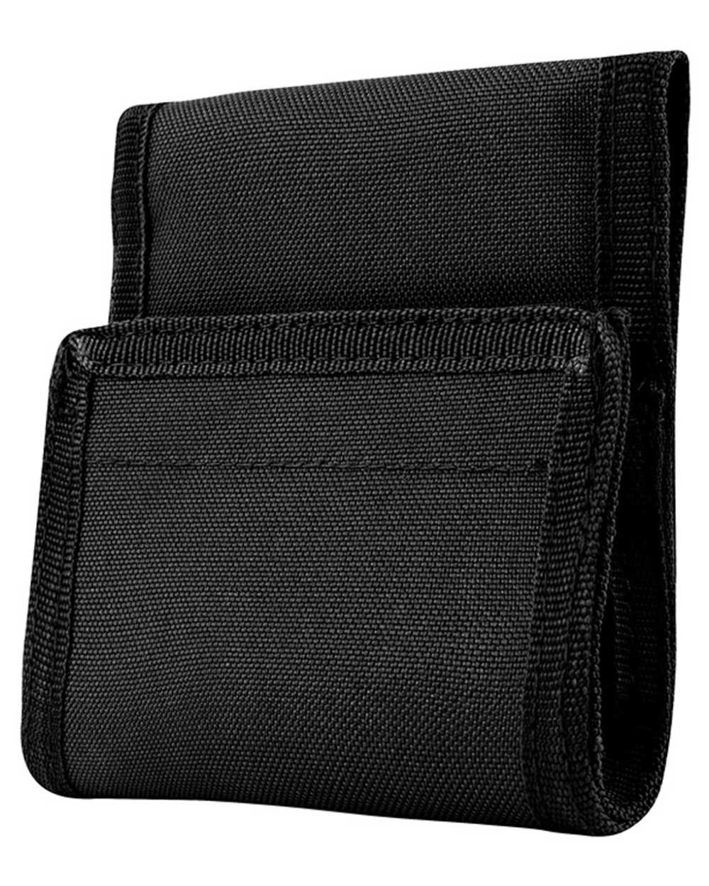 Black coloured Jack Pyke Pellet Pouch on white background #colour_black
