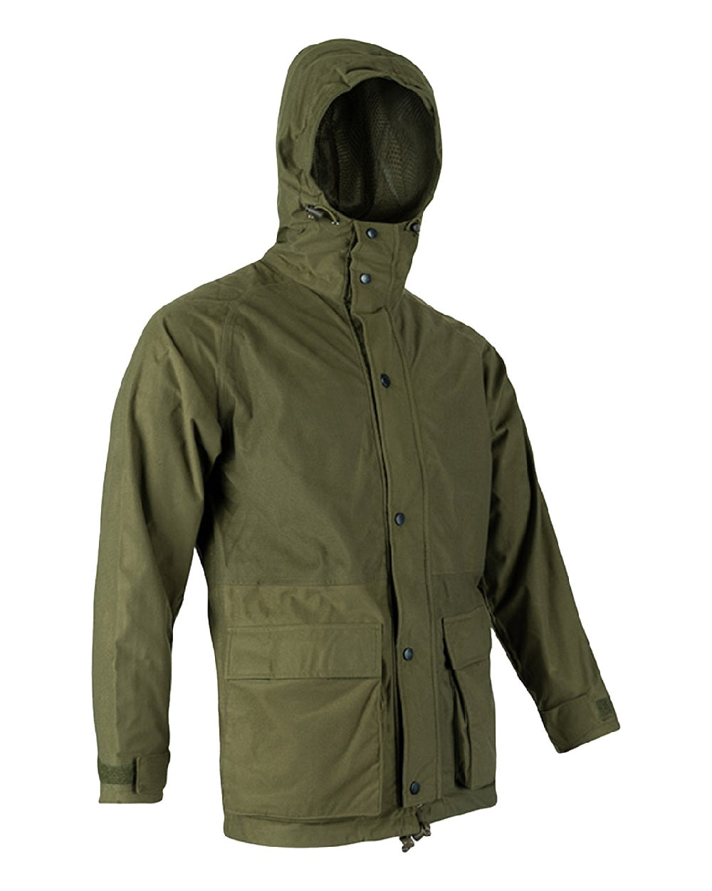 Green coloured Jack Pyke Rannock Jacket on White background #colour_green