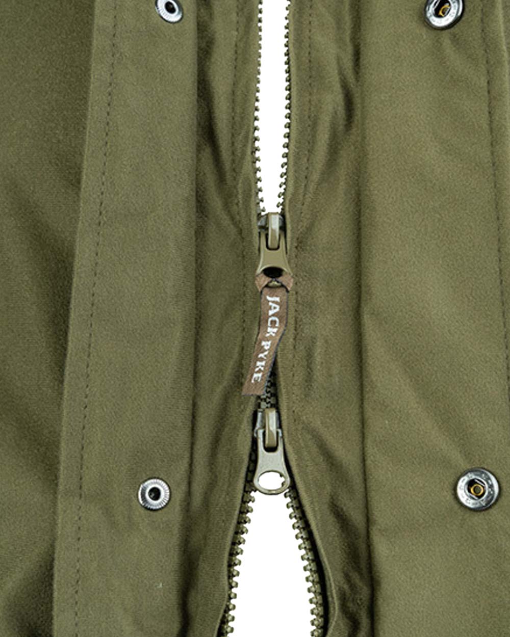Green coloured Jack Pyke Rannock Jacket on White background #colour_green
