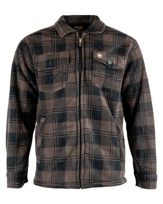 Brown coloured Jack Pyke Tundra Shirt on White Background #colour_brown
