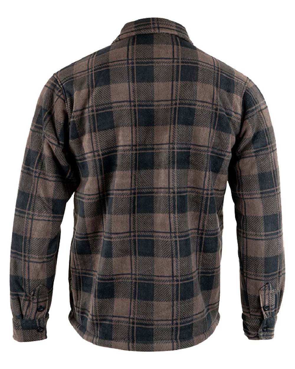 Brown coloured Jack Pyke Tundra Shirt on White Background #colour_brown