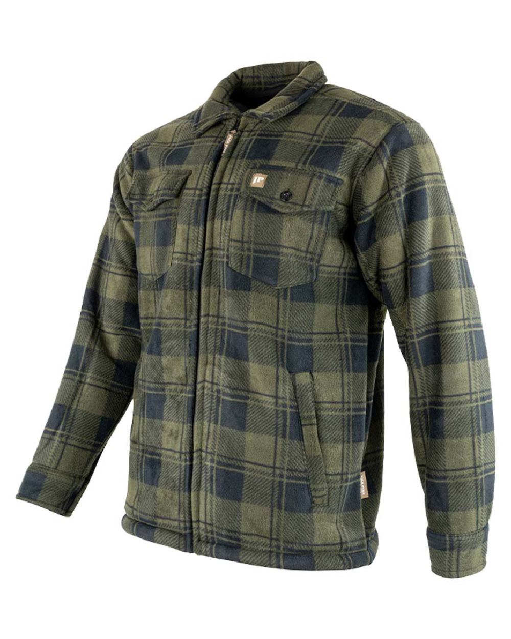 Green coloured Jack Pyke Tundra Shirt on White Background #colour_green