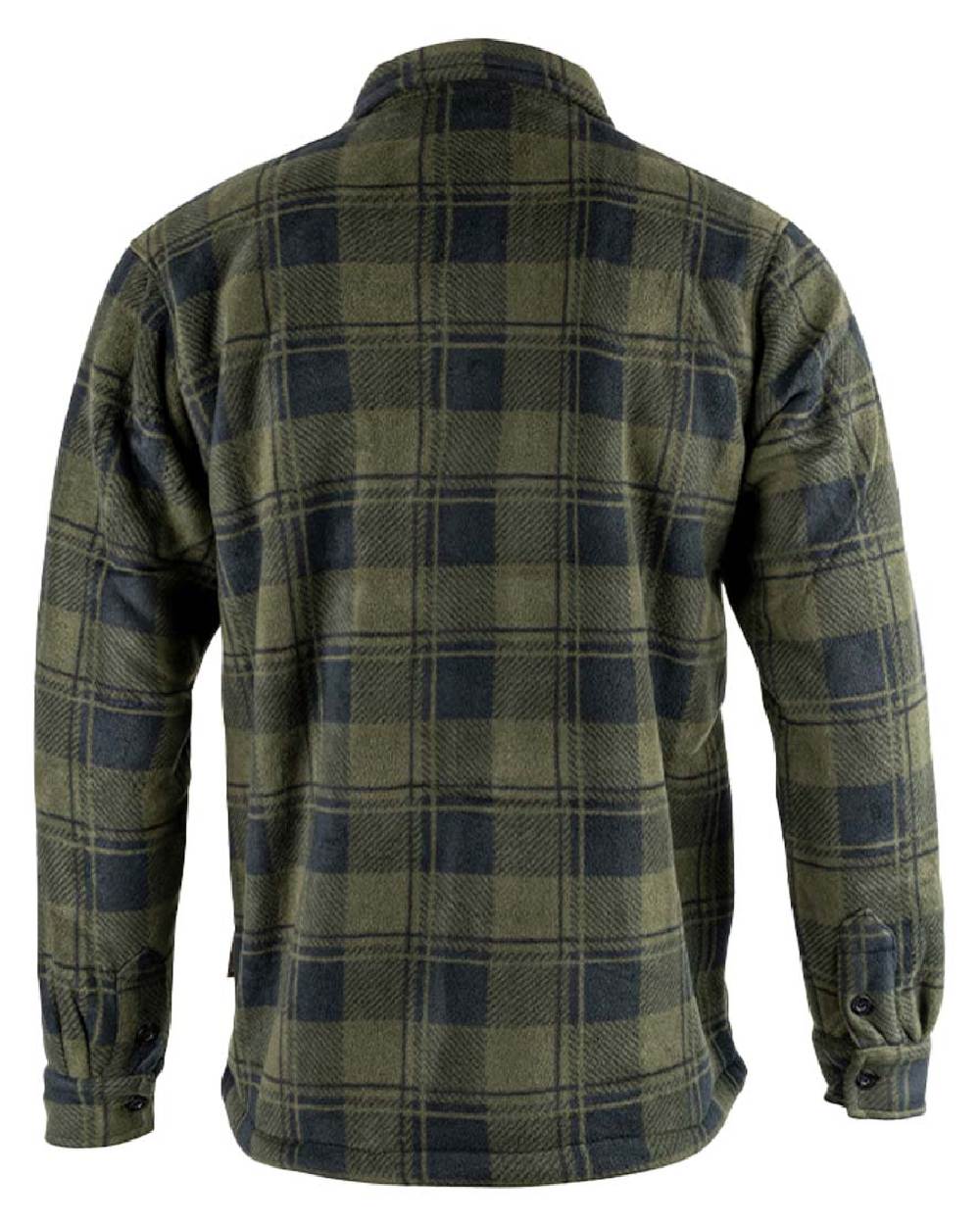Green coloured Jack Pyke Tundra Shirt on White Background #colour_green