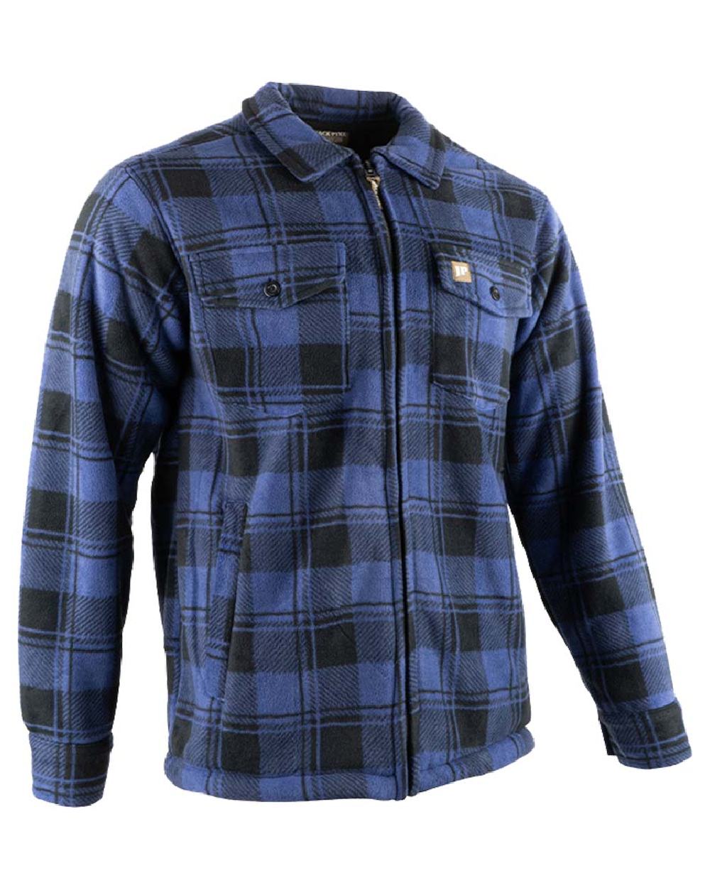 Navy coloured Jack Pyke Tundra Shirt on White Background #colour_navy