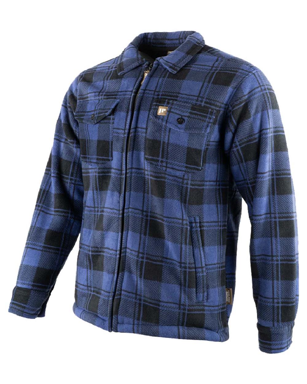 Navy coloured Jack Pyke Tundra Shirt on White Background #colour_navy