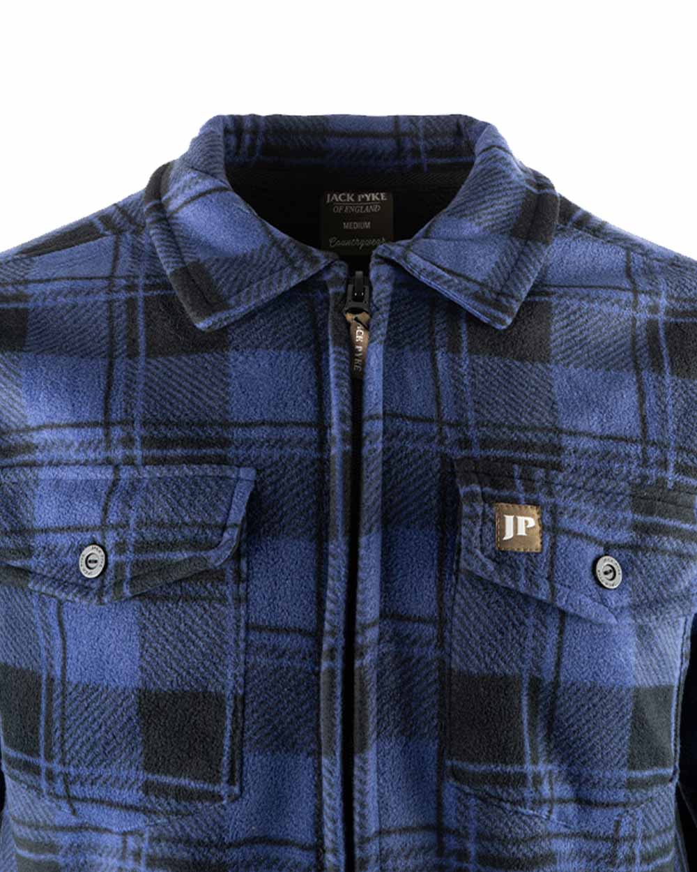 Navy coloured Jack Pyke Tundra Shirt on White Background #colour_navy