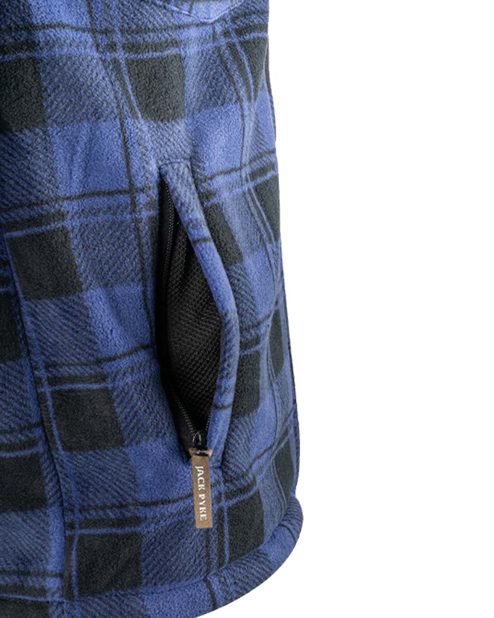 Navy coloured Jack Pyke Tundra Shirt on White Background #colour_navy