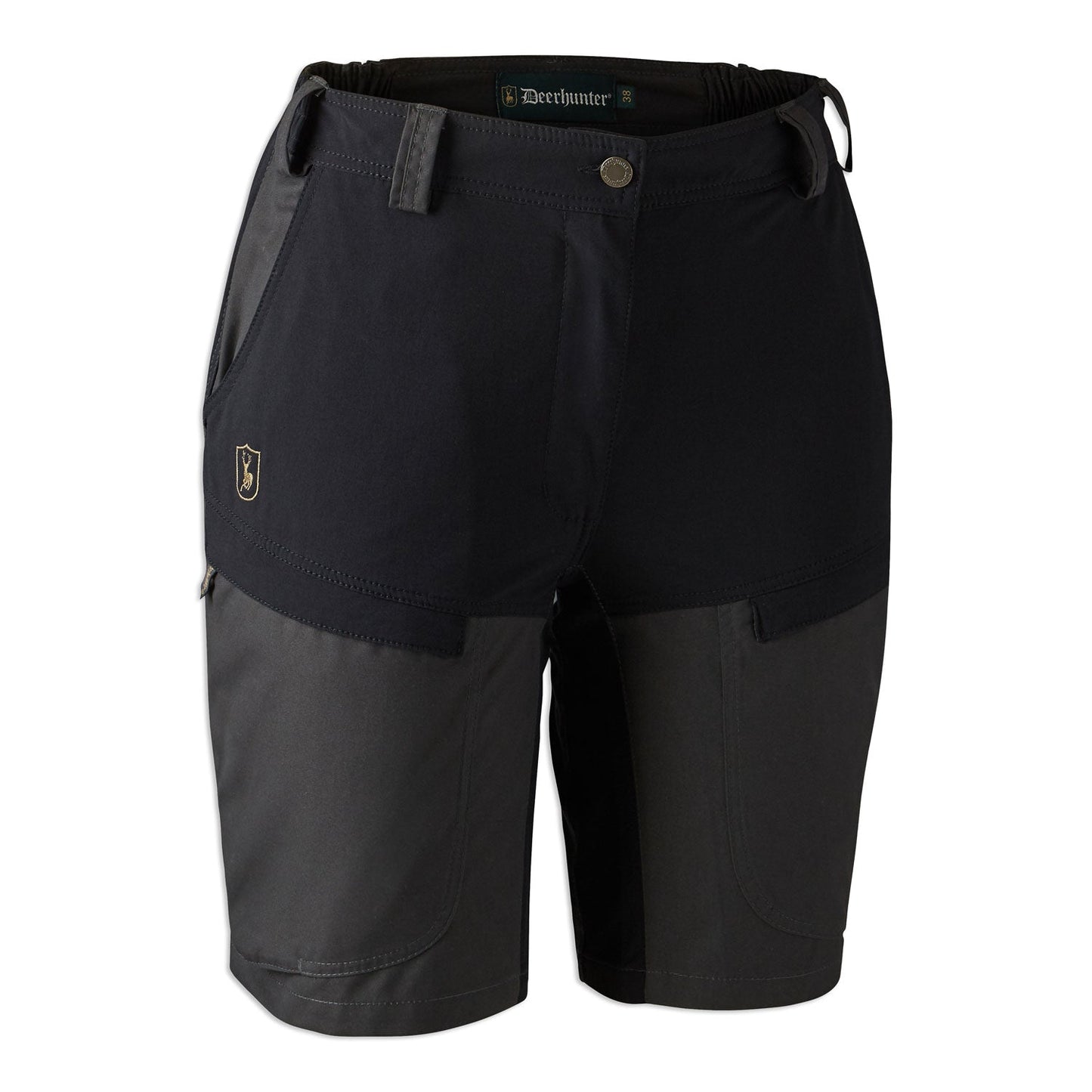 Deerhunter Lady Ann Shorts in Black Ink #colour_black-ink