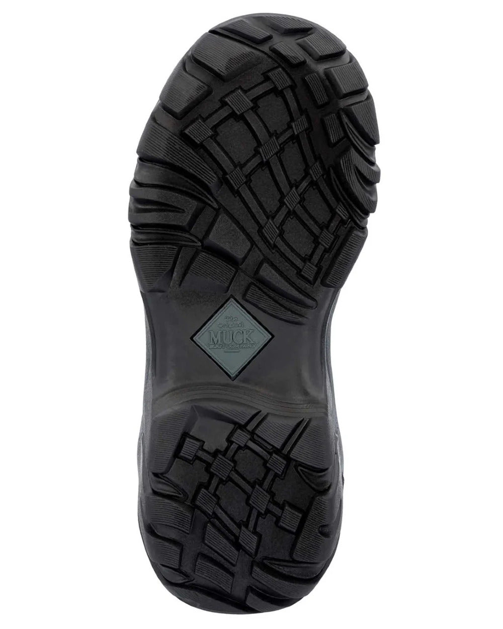 Black Coloured Muck Boots Mens Woody Sport Ankle Boots On A White Background #colour_black