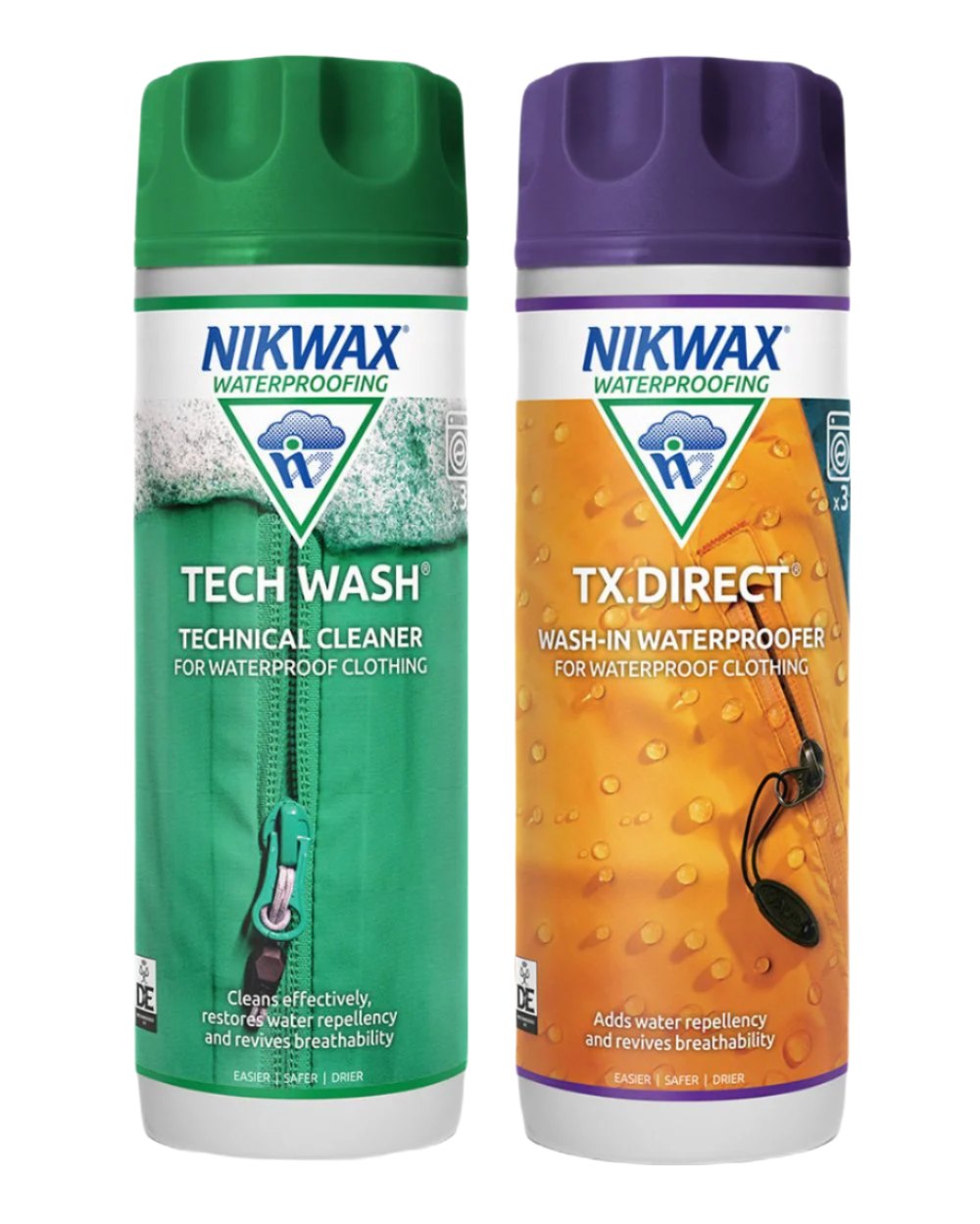 300ml Tech Wash TX Direct Wash-In Twin Pack on white background