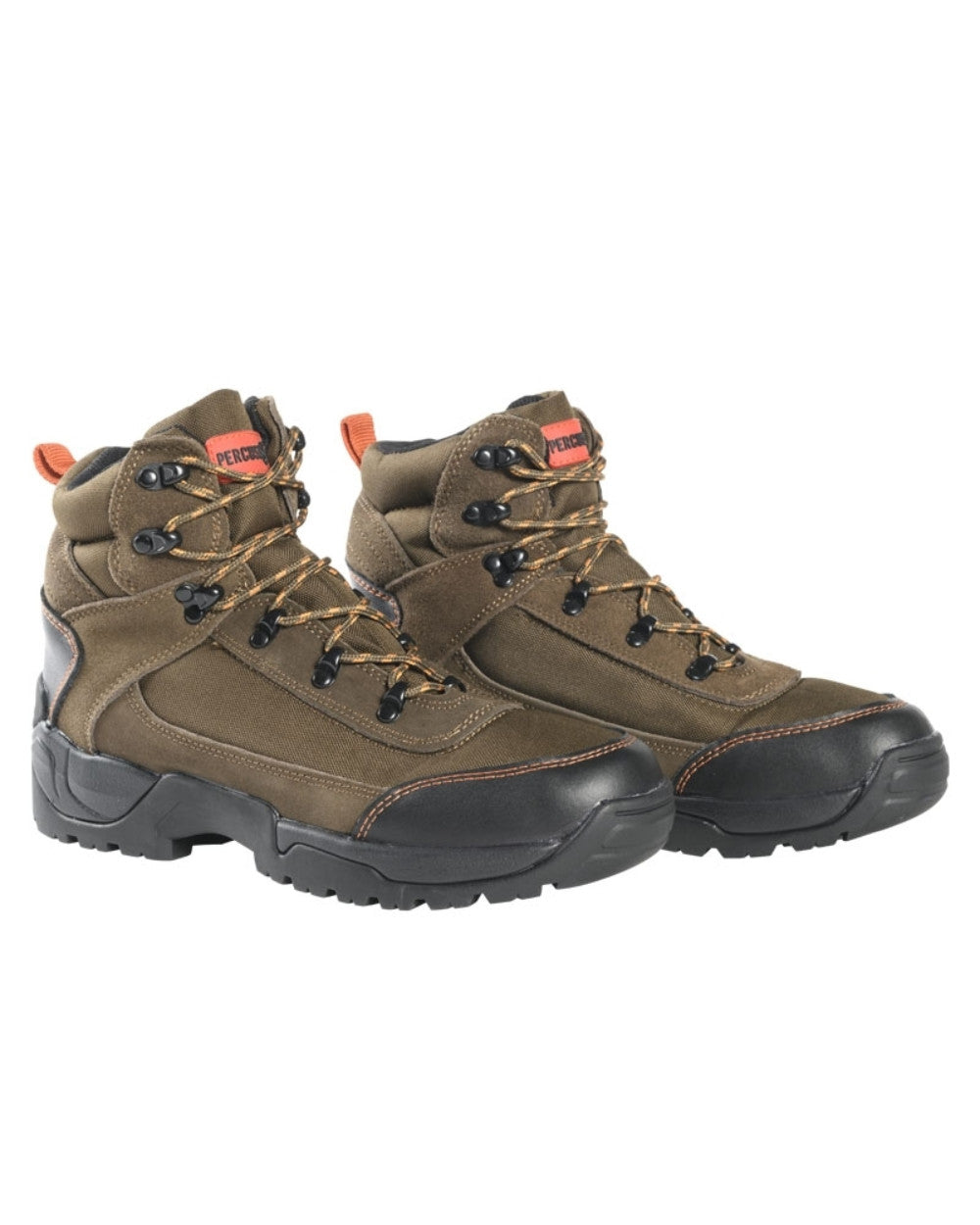 Brown Coloured Percussion Savane Boots On A White Background #colour_brown