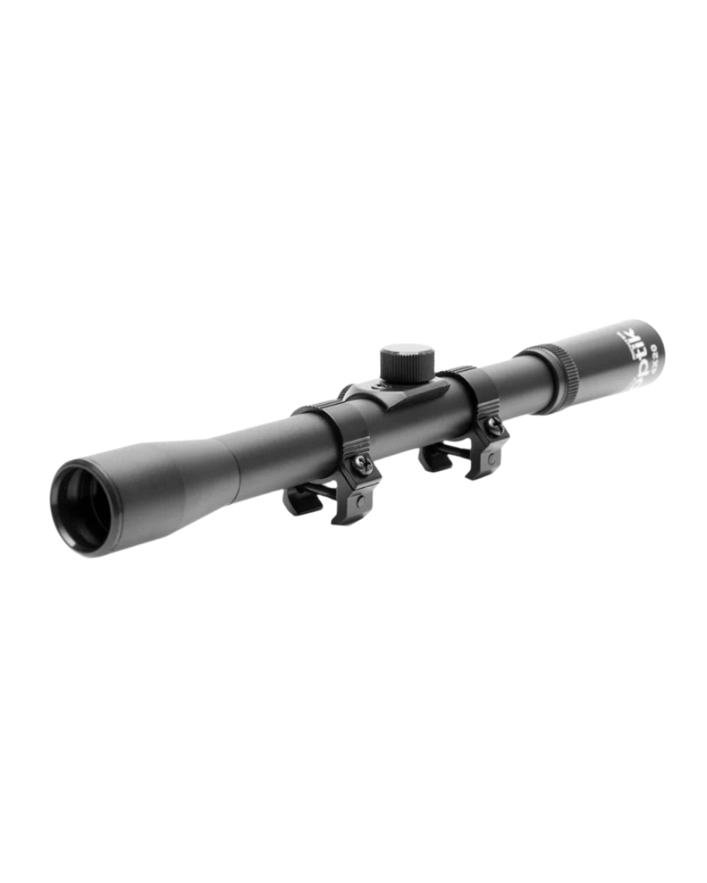 Black Coloured Richter Optik Crystal Range Scope On A White Background #colour_black