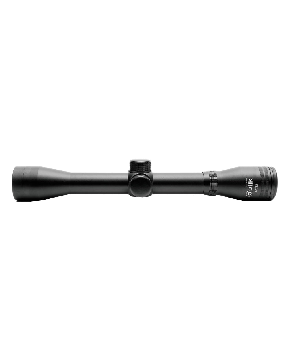 Black Coloured Richter Optik Crystal Range Scope On A White Background #colour_black