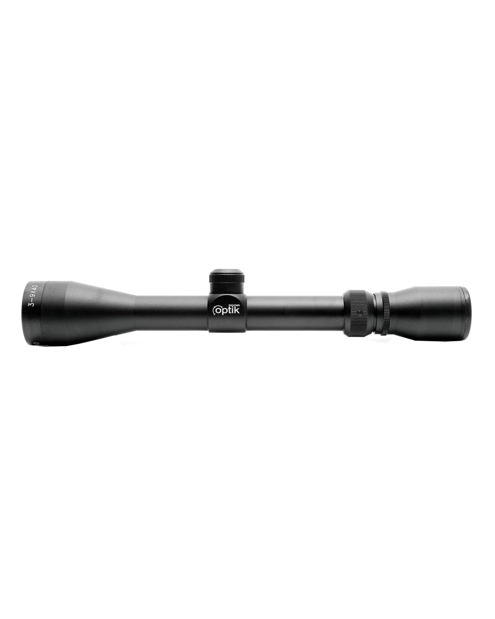 Black Coloured Richter Optik Dynamic Scope On A White Background #colour_black