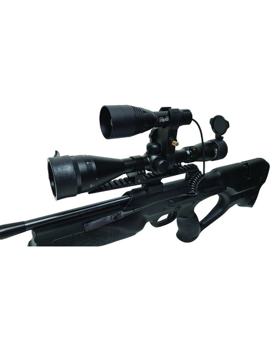 Black Coloured Richter Optik Gunlight And Illuminator Kit On A White Background #colour_black