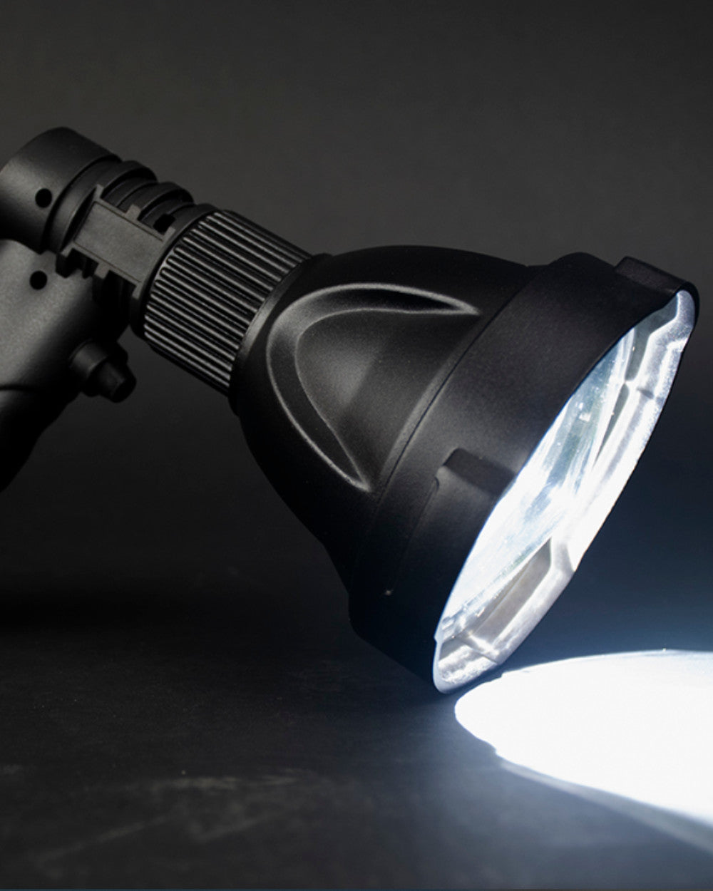 Black Coloured Richter Trigger Lamp On A Black Background #colour_black